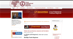 Desktop Screenshot of lpi-maghreb.org