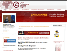 Tablet Screenshot of lpi-maghreb.org
